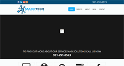 Desktop Screenshot of maxxtechservices.com